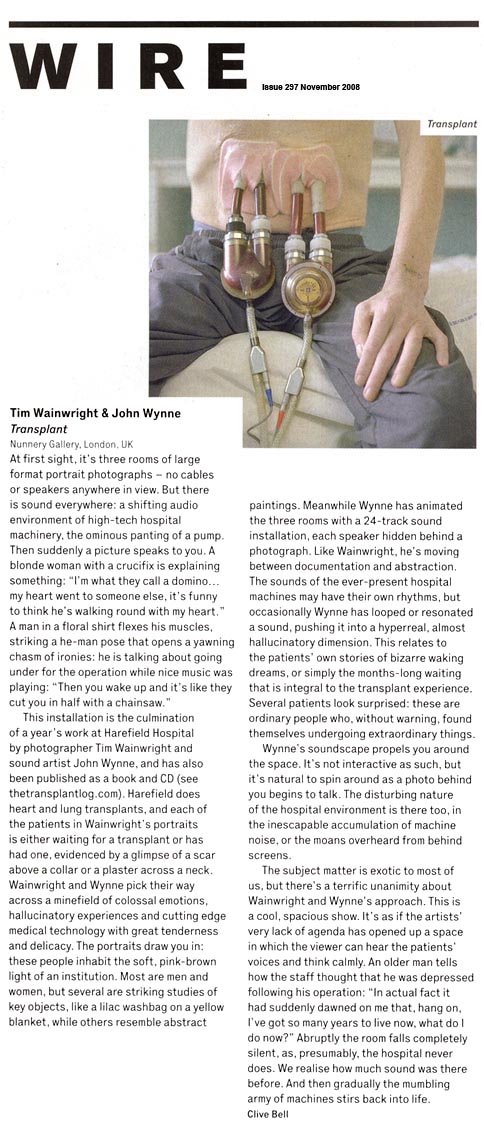 Transplant and Life Review in The Wire